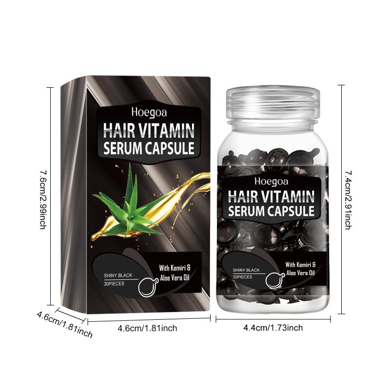 Hair Repair Vitamin Capsules Moroccan Oil Restores Frizzy Dry Split Hair Deep Nourishing Smooth Soft Shiny Salon and Home Use