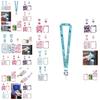 Cute Cartoon Id Card Holder With Retractable Lanyard For Work, School, And Travel