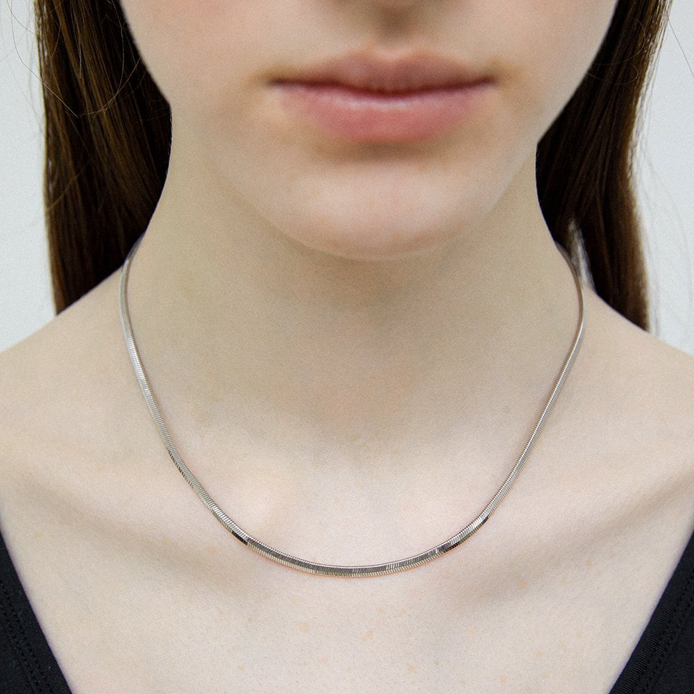 

Essence (W) Herringbone Chain Necklace Hl6N56623Wb450