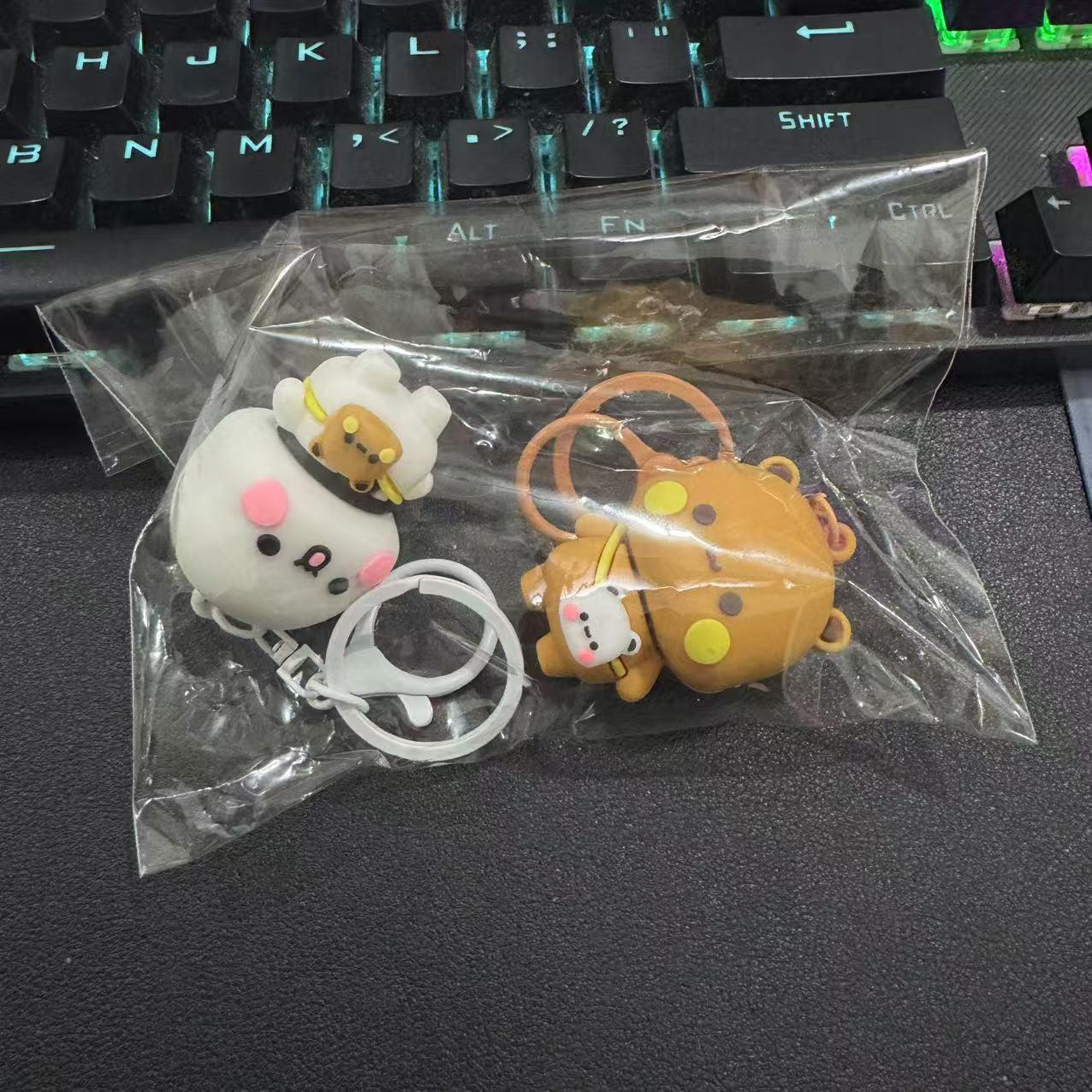 

Один Два Бубу Милый Брелок и Подвеска для Рюкзака: Парный набор, Высокоценное украшение, Горячо продаваемый товар