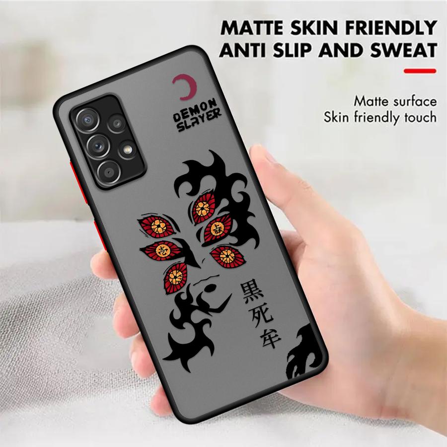 Phone Cover Case for Samsung Galaxy A16 A15 A56 A55 A73 A33 A34 A36 A52S A72 A54 A35 A17 A52 A53 A14 A23 Cool Demon Slayer