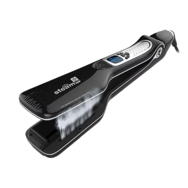 Steam Multifunctional Straightener & Curler: Wide Plate, Hot Sale