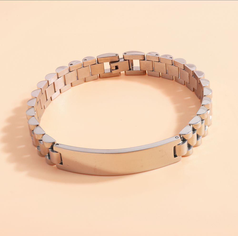 Luxury Titanium Steel Watch Band: Elegant Unisex Bracelet for Men and Women