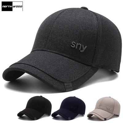 Men's Baseball Caps Brand Snapback Trucker Cap Male Cotton Golf Hat Bone Visor Cap