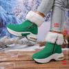 Innen höhenvergrößernde Schneestiefel Baumwollschuhe Winter Neu Freizeit Student Baumwollstiefel Dicksohlige Muffin Warme Stiefel