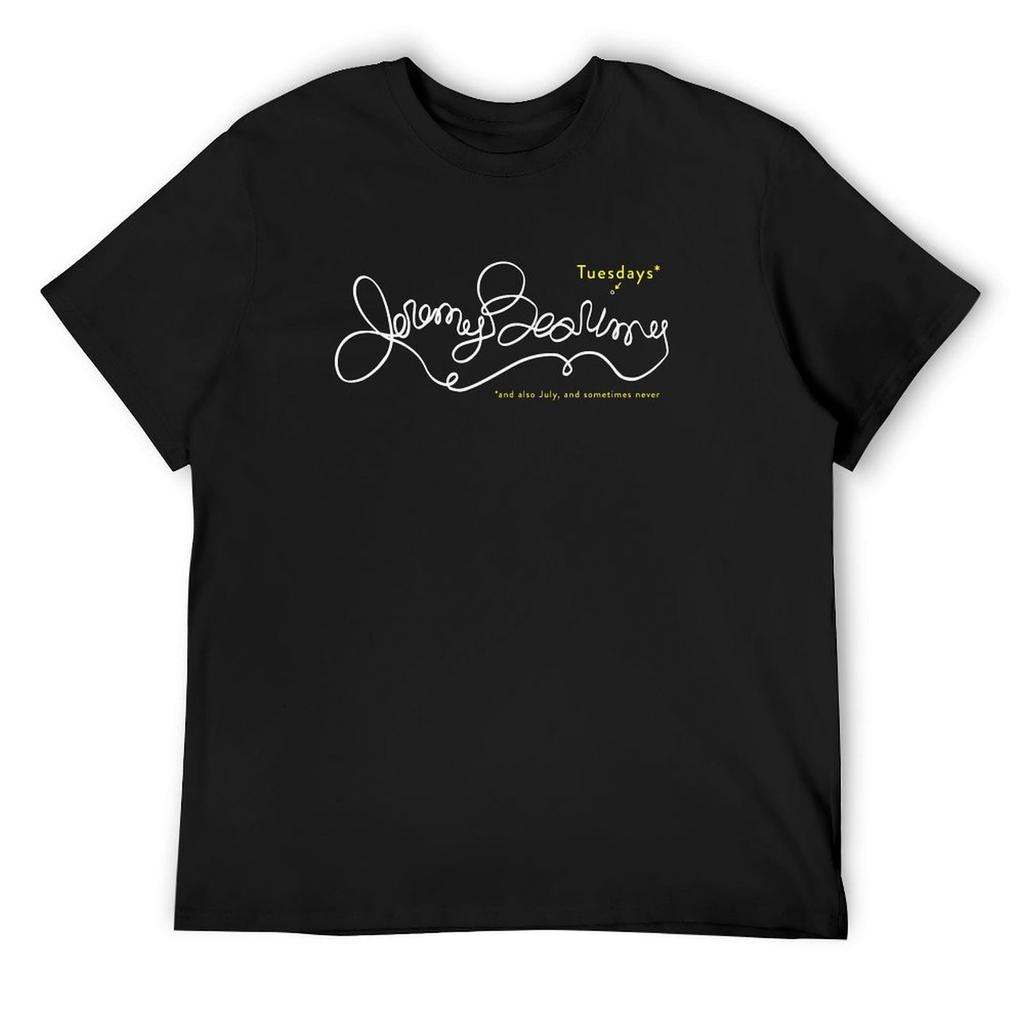 Jeremy Bearimy in white (with notation) T-Shirt hippie clothes boys whites mens t shirt graphic