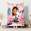 1pc Blanket Gabby's Dollhouse2 Print Design, Lightweight Blanket for Sofa, Bed- Soft &Warm, Gift for All Seasons like Christmas, Halloween