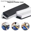 Multi-Purpose V Type Jaw Pads, Aluminum Alloy Vise Protectors for Carpentry Plum