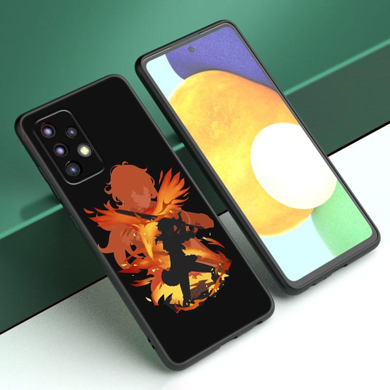 Genshin Impact Anime Phone Case For Samsung A04 A21 A30 A50 A52 S A13 A14 A22 A23 A32 A53 A73 5G A11 A12 A31 A33 A51 A70 A71 A72