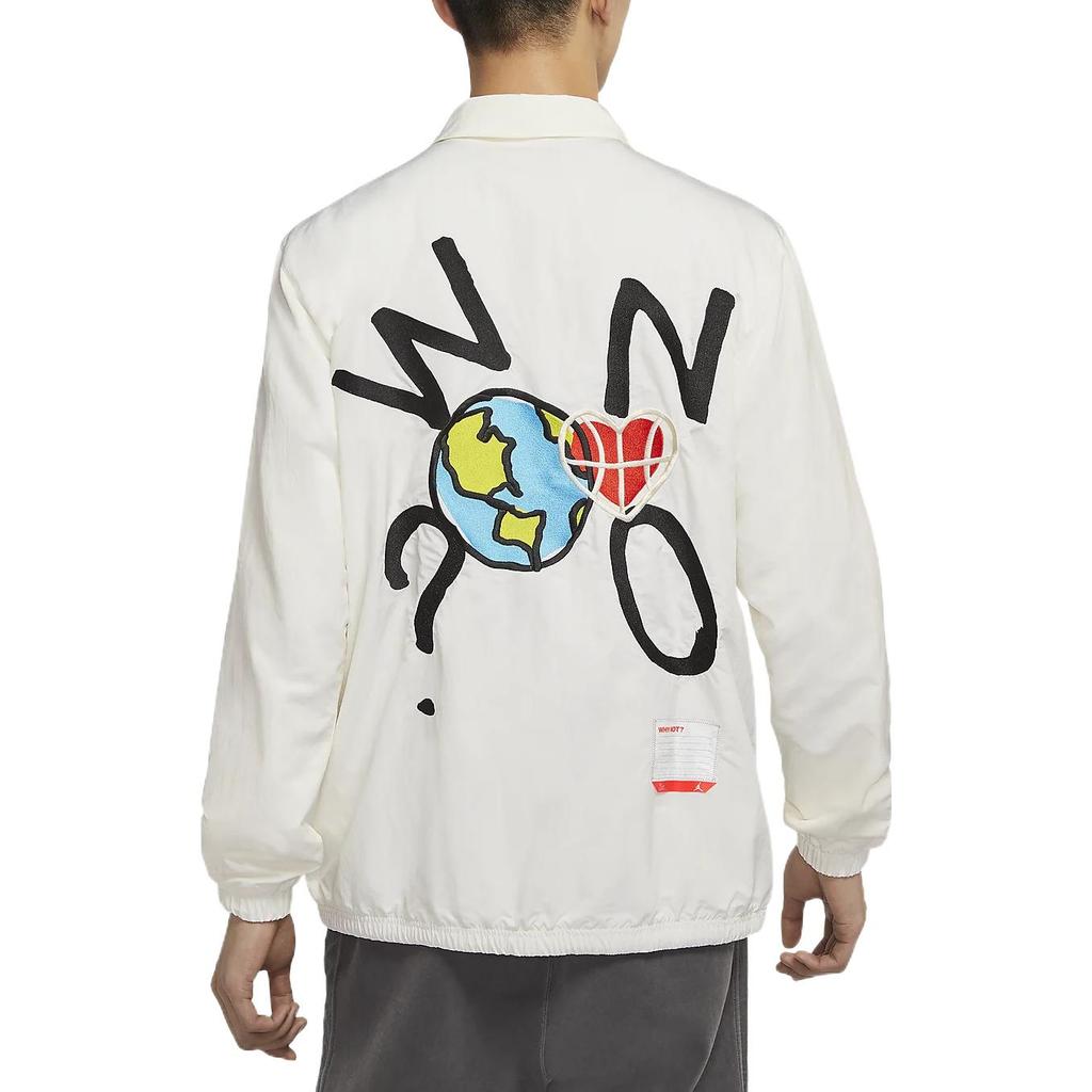 New Jordan Jackets Men's White CW4268-100