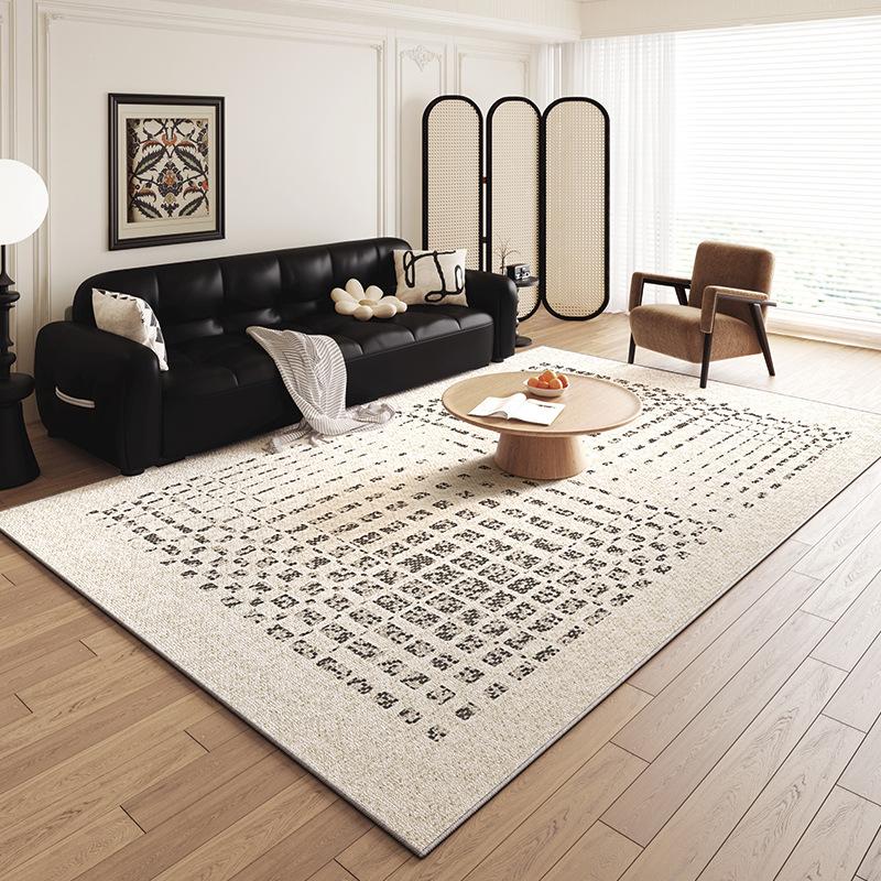 French Antique Carpet Living Room Sand Coffee Table Blanket Light Luxury Premium Bedroom Bedside Floor Mat Non-Slip And Anti-Fouling Floor Mat