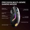 SteelSeries Rival 5 Gaming Mouse with PrismSync RGB Lighting and 9 Programmable Buttons Battle Royale CPI TrueMove Air Optical Sensor Black - FPS,