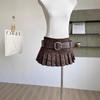 2025 Autumn/Winter Women's Retro Leopard Print Low-Waist Mini Skirt