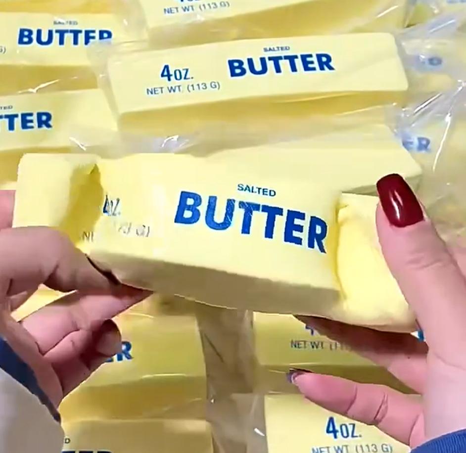 Squishy Elastic Butter Stick Fidget Toy Cheese Shape Stress Relief Game Funny Decompression Prank Squeeze Toy