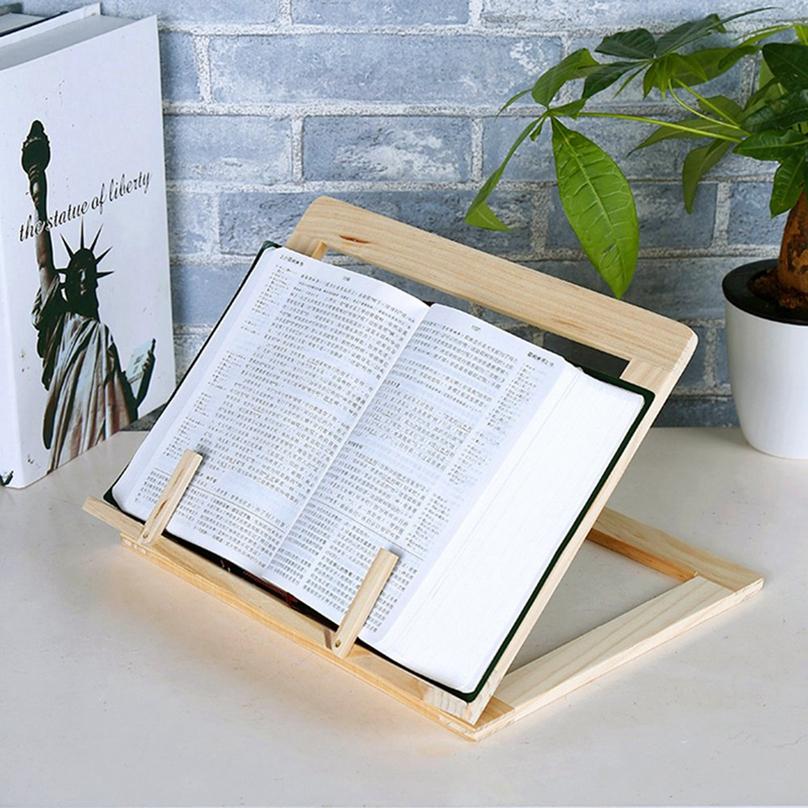 Fashion Household Wooden Notebook Stand Adjustable View Creative Desktops Laptop Stand for Bed