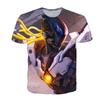 Men Women Gaming T-Shirt With 3D Digital Print Character Design Casual Short Sleeve Tee