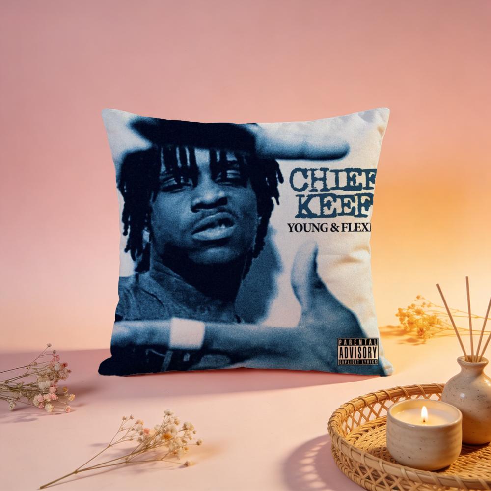 Stylish CChief Keefable Cushion Cover Comfortable Durable Pillow Cover MultiScene for Home Office Car Sofa