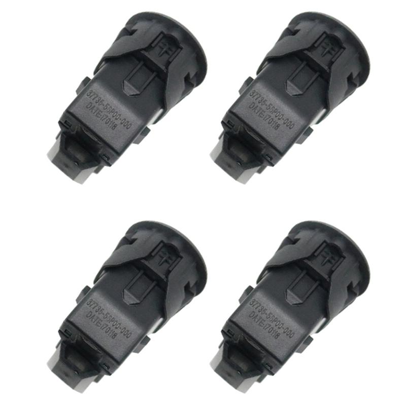 

4X Park Sensor Assy Park Back Distance Radar Detector Back Car Radar Detector 37735-56P00 For Suzuki Vitara 2015-2020 чёрный