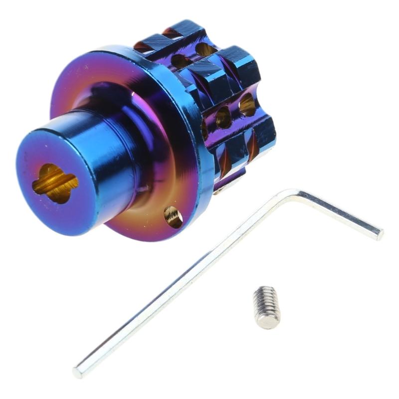 Fashion Plum Blossom Key Caps Metal Key Head Cover Unique Plum Blossom Key Top for personalizes Styles Easy Installation