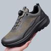 The Same High-quality Rotating Buckle Light Bottom Air Cushion KPU Sports and Leisure Shoes In Shopping Malls, Men's Breathable Thick-soled Dad Shoes