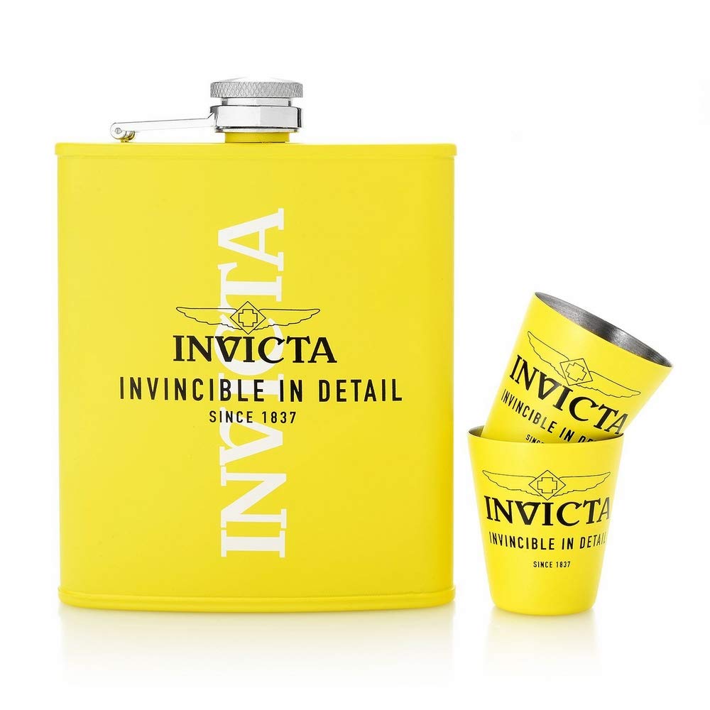 INVICTA DC3 Flask Set with DC3YEL Watch Collector Box