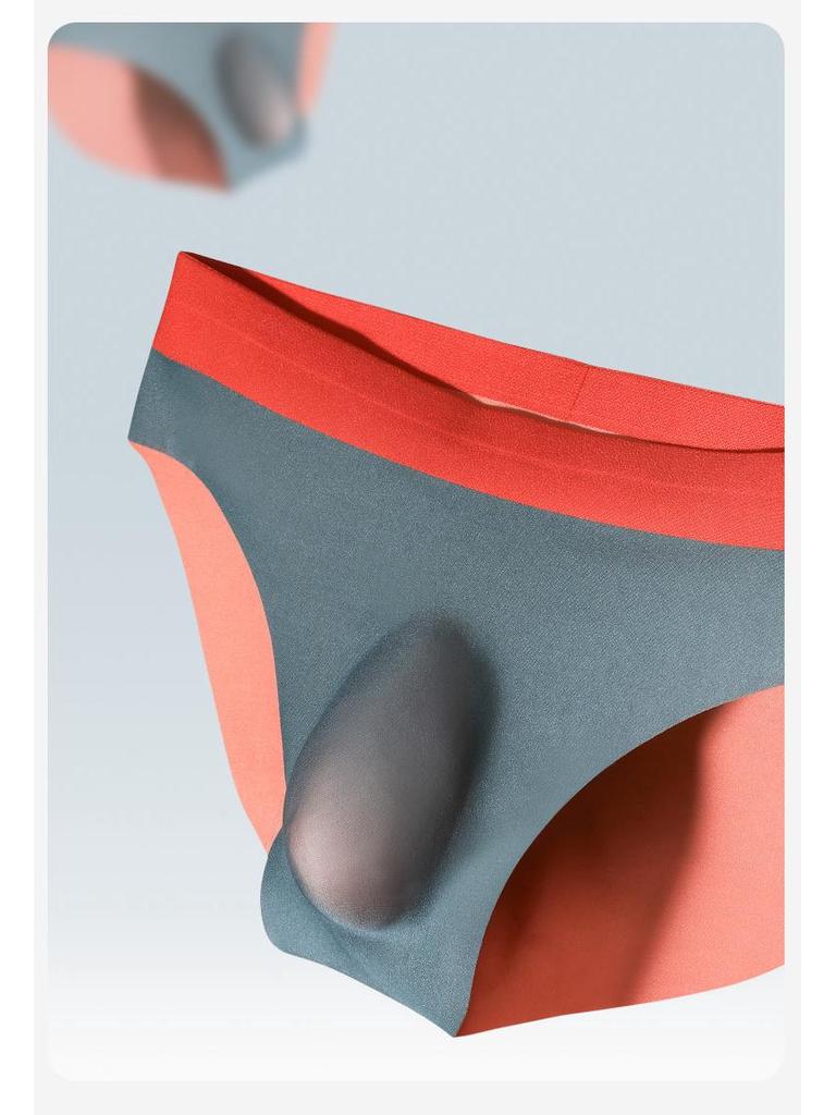 120-Pack Men's Seamless Briefs with 3D Waistband - Double-Sided Fabric, Thin Style, Ideal for Sports