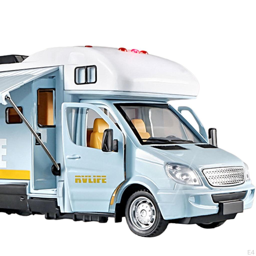 1/32 Alloy Motorhome Toy Diecast Metal Recreational Vehicle for Party