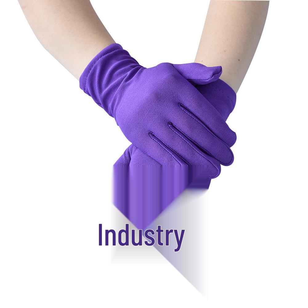 Damen Satin Elastische Handschuhe - Seide Kurz Atmungsaktiv für Tanz & Zeremonie