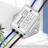 Filter Single Phase 250V Electromagnetic Interferences Suppressors for Continuous and Intermittent Pulse Disturbances