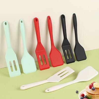 Food Grade Silicone Spatula Set Resistant Non-Slip Saving Handle Tools Kitchen For Non-Stick So Y1Q7