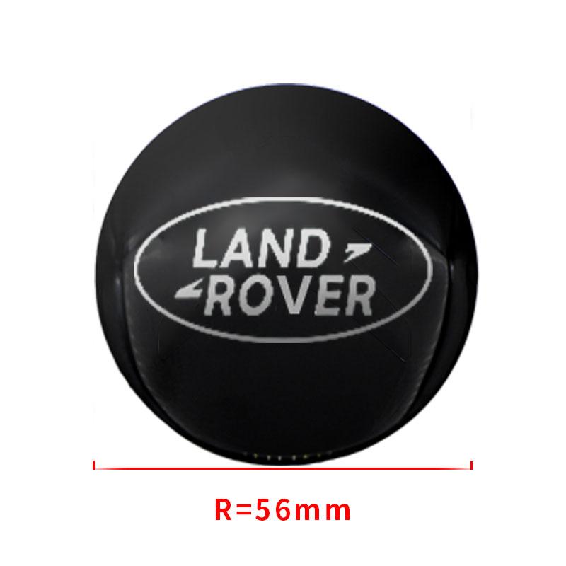 56mm Auto Radmitte Nabenemblem Aufkleber Radaufkleber für Land Rover Discovery Range Rover Evpque Defender Auto Brille Rover L322 L405