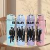 1PC Blur Britpop Band Group Vintage Portrait Print 750ml Portable Sports Water Bottle Leakproof Gym Outdoor Travel Drink Cup