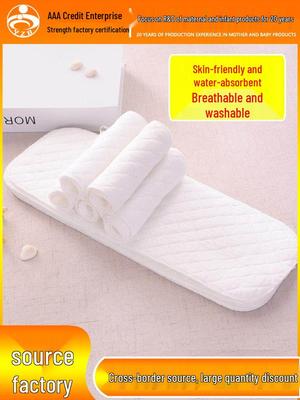 Eco-Cotton Washable Baby Diaper Pad - Breathable, Absorbent, for Infants & Toddlers