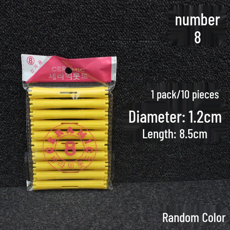 Thickened Curling Practice Rods: Pear Flower Hollow Cold Wave Rods for Textured Hairdressing