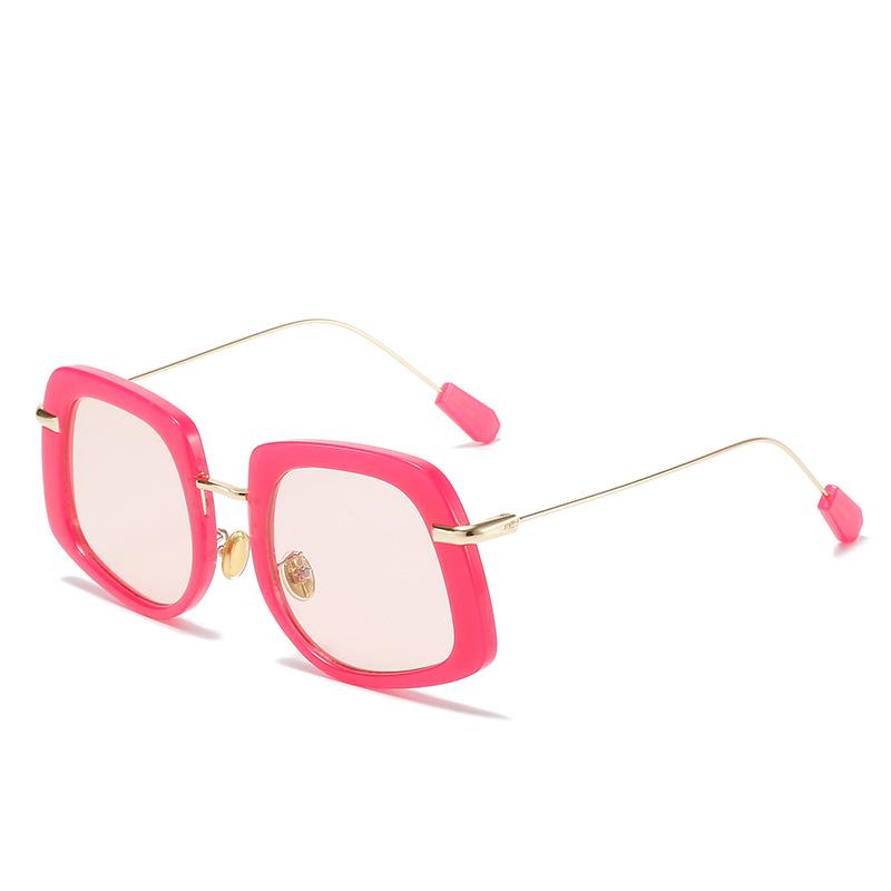 2021 Milan Fashion Show Colorful Oval Sunglasses - European & American Trend Inspired by Miu