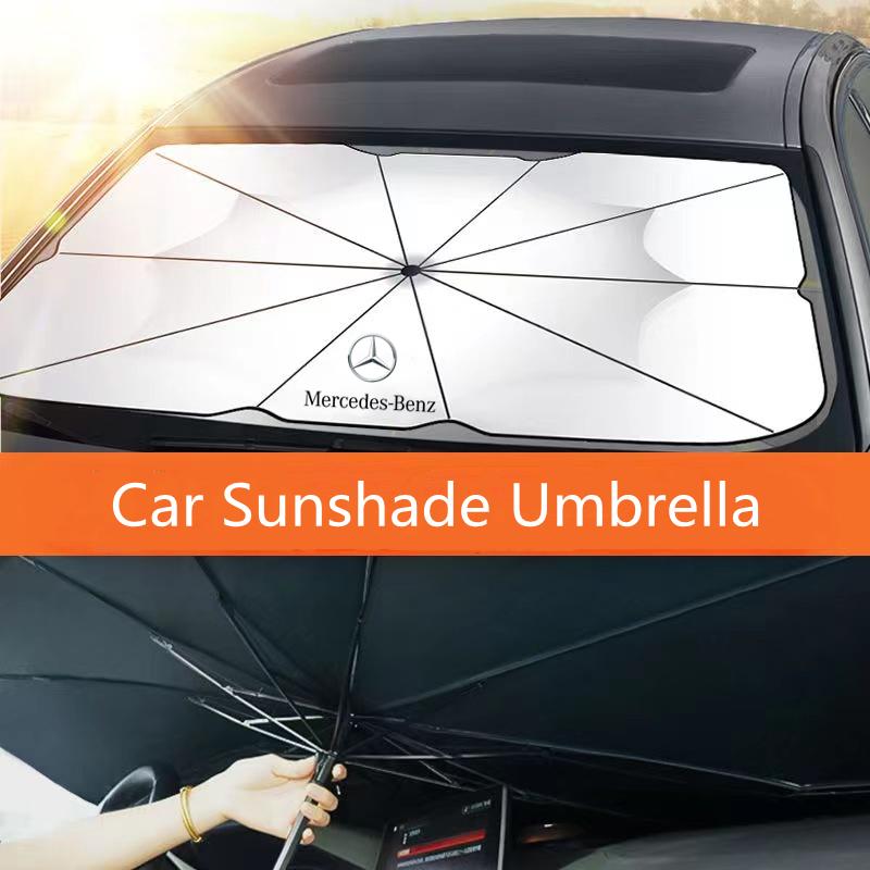 Car Sunshade Umbrella Car Front Window Sunshade Cover For Mercedes Benz B/C/E/S Class W203W204 W205W210W211W212W221 Accessories Ag1