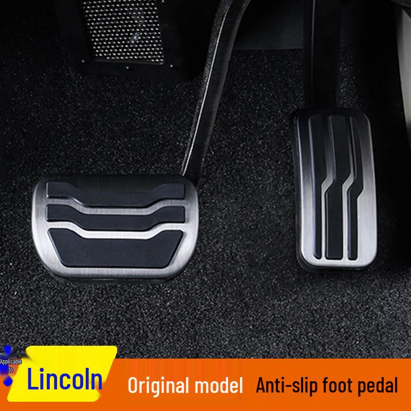Throttle and Brake Pedal Covers for Lincoln MKX, Navigator, MKZ, Continental, MKC, Adventurer