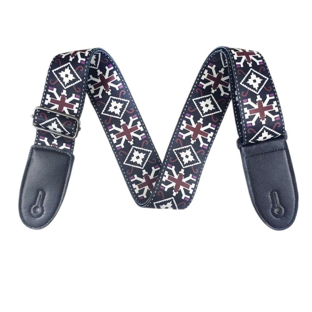 Ethnic Style Guitar Strap Adjustable Electric Guitar Belts Guitar Belts  Guitar Accessories