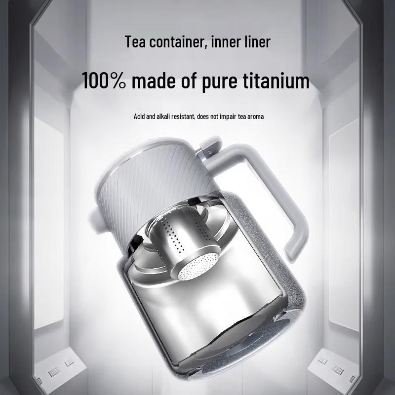 KOBACH Titanium Insulated Tea Pot with Temperature Display
