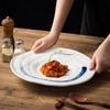 ZISIZ Irregular Spiral Serving Plate