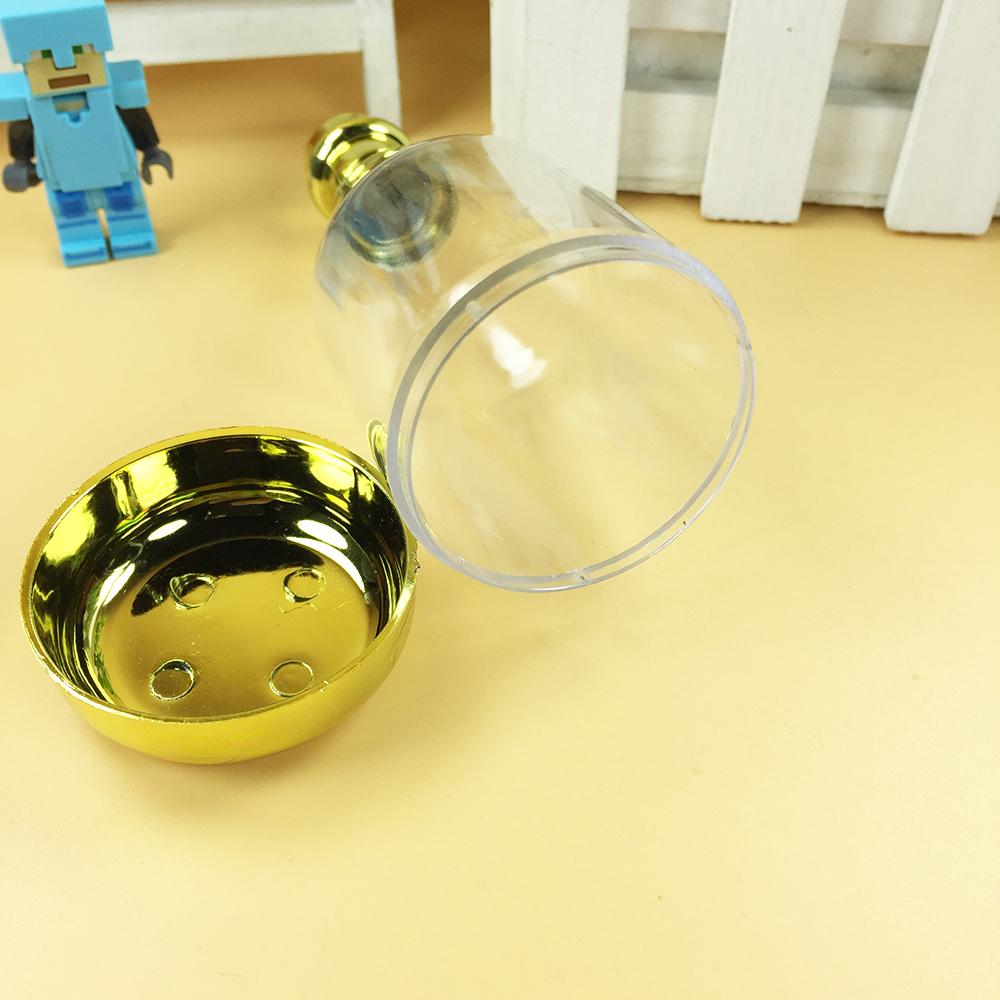 1pcs Champagne Bottle Plastic Candy Box DIY Mini Candy Storage Packing Box Baby Shower Wedding Favor Gift Boxes Party Decoration