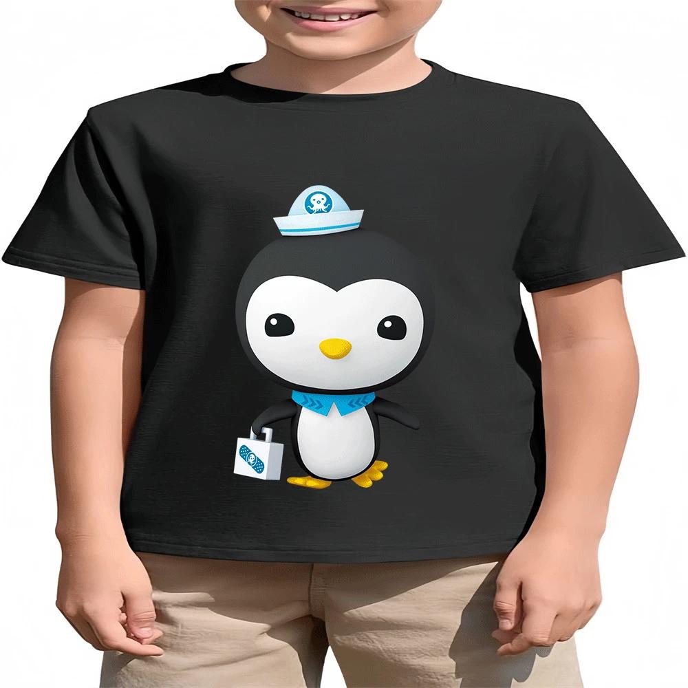 2026 Octonauts Children's Fashion T-Shirt Boys and Girls Cartoon Print Summer Hot Sale