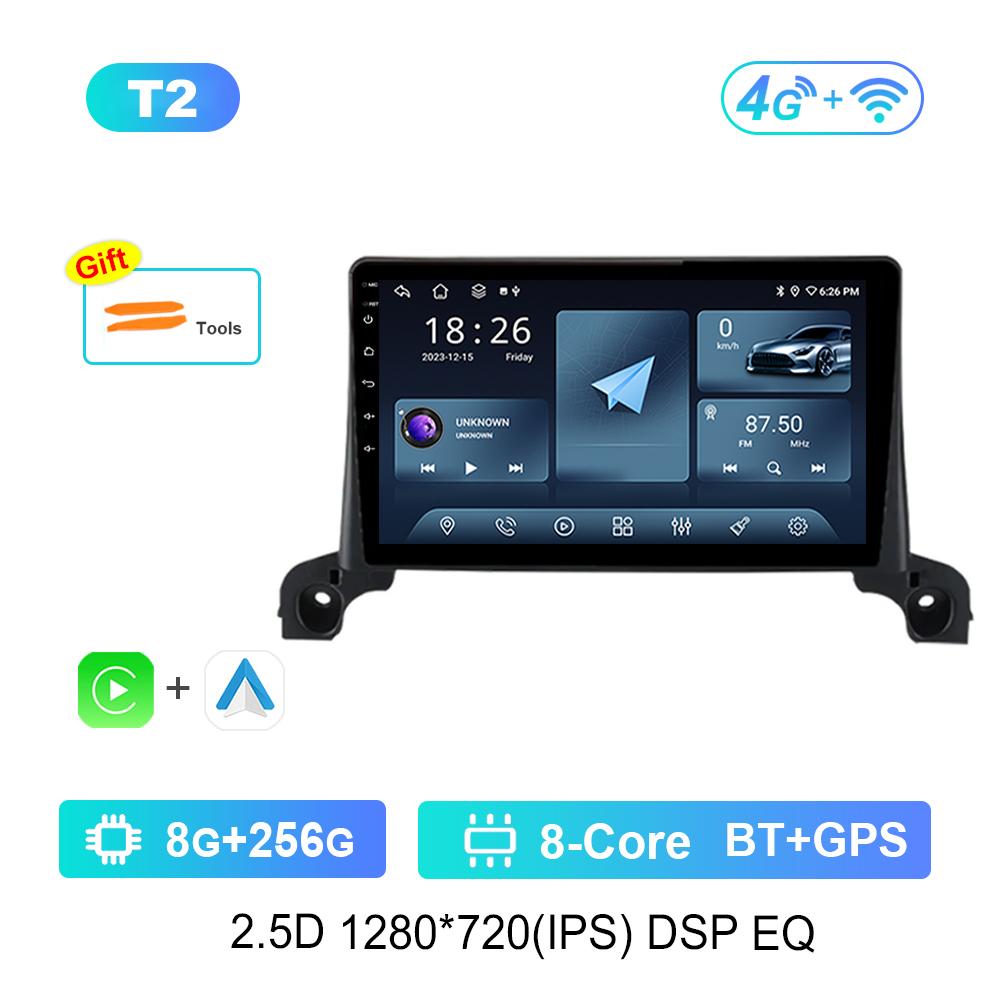 9'' DSP Stereo Android OS Touch Screen WiFi for Peugeot 5008 4008 2017 - 2019 Navigation GPS 4G Car Radio Multimedia Player BT