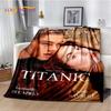 Movie Titanic Poster 3D Print Blanket,Soft Throw Blanket for Home Bedroom Bed Sofa Picnic Travel Office Rest Cover Blanket Kids
