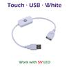 LED Knob Touch Switch Dimmer DC12-24V USB 5V Brightness Adjust Controller for 5050 3528 COB LED Strip Light Tape Ribbon Lights