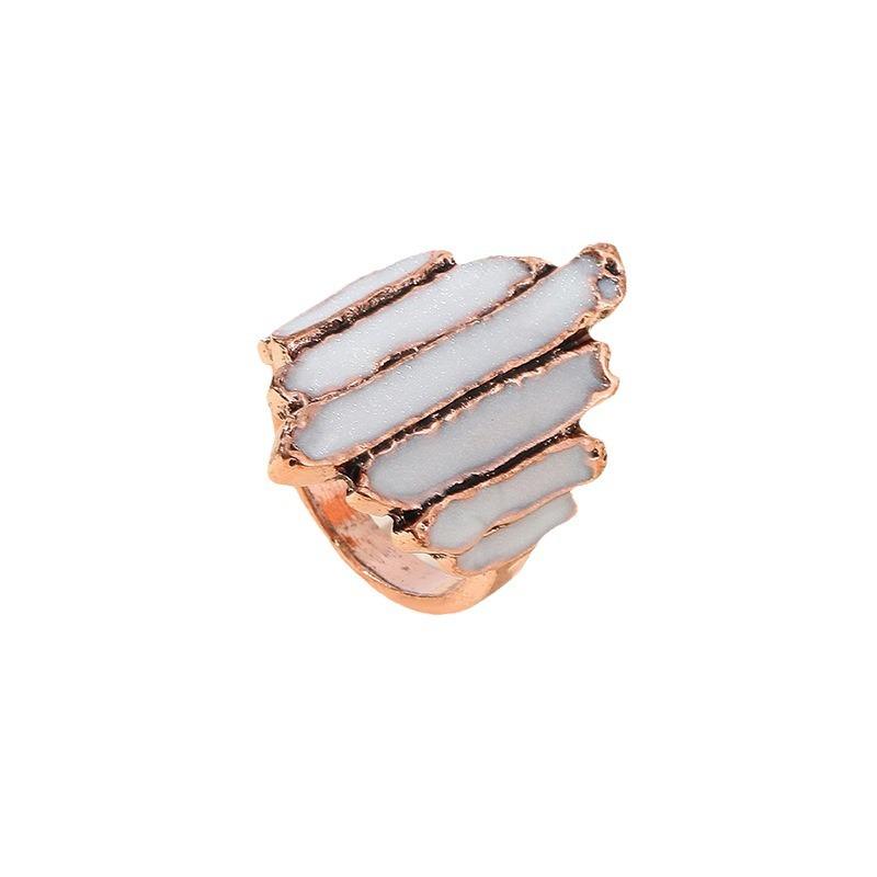 

Luxury White Zircon Memorial Party Classic Women s Wedding Love Ring Jewelry one size fits all розового золота