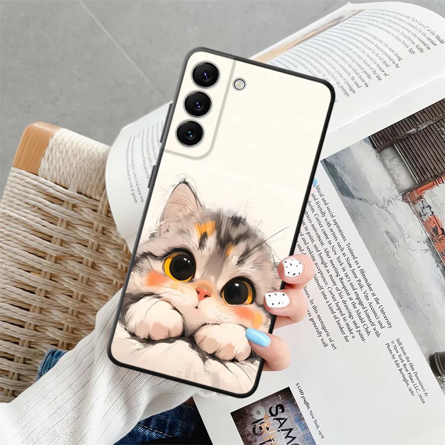 

Case for Samsung Galaxy A53 A17 A06 A25 A16 A55 A52 A36 A23 A37 A57 A15 A73 A51 A05 Phone Cover A70 A13 A50 A41 A12 Cartoon Cat Galaxy A53 5G