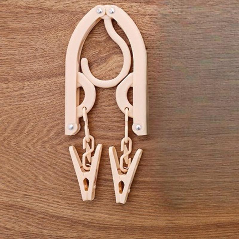 

5 шт. Складная Портативная Вешалка для Одежды Дорожная Портативная Стойка для Развешивания Одежды Многофункциональное Хранение Дом Командировка