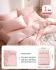 Sterilized Disposable Double Bedding Set: Includes Bed Sheets, Pillowcases, Duvet Covers, Fitted Sheets - Ideal for Travel and Hotels