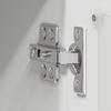 Wall Mounted Glass Cabinet PORTO Grey Sonoma 40 x 31 x 40 cm